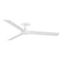 Ventilador de techo Faro Cruiser Recessed XL blanco mate 3 palas motor DC Ø160cm 34292R — vista 1