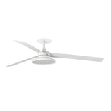 Ventilador de techo con luz Faro Cruiser Recessed Tak XL LED blanco mate 3 palas motor DC 2700K 34292R2W