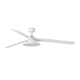 Ventilador de techo con luz Faro Cruiser Tak XL LED blanco mate 3 palas motor DC 4000K Ø160cm 34292WT2C