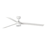 Ventilador de techo con luz Faro Cruiser Tek XL LED blanco mate 3 palas motor DC 4000K Ø160cm 34292WT3C