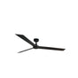 Ventilador de techo sin luz Faro Cruiser motor DC negro mate Ø160cm 3 palas 34293