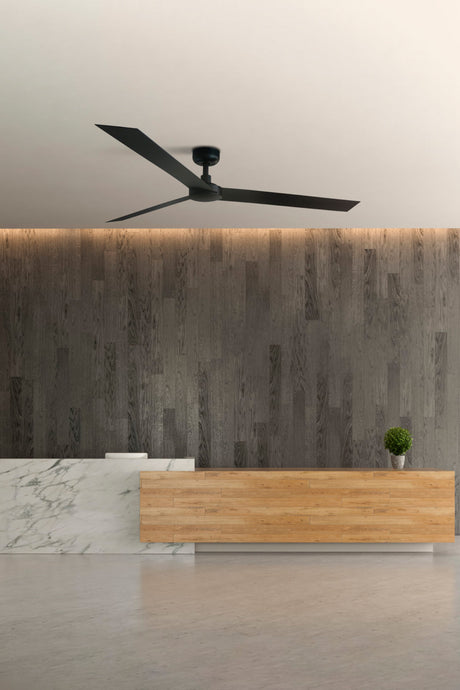 Ventilador de techo sin luz Faro Cruiser motor DC negro mate Ø160cm 3 palas 34293 - vista alternativa