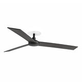 Ventilador de techo Faro Rudder Recessed 3 L nogal 3 palas motor DC Ø132cm 34298R