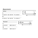 Ventilador de techo sin luz Faro Rudder motor DC palas de madera nogal Ø132cm 3 palas 34298