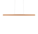 Lámpara de techo colgante Trio Helios LED marrón café táctil CCT 150cm 343310165