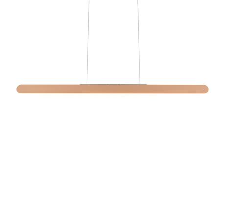 Lámpara de techo colgante Trio Helios LED marrón café táctil CCT 150cm 343310165