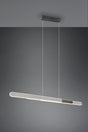 Lámpara de techo colgante Trio Helios LED brushed aluminium táctil CCT 150cm 343