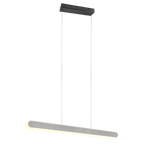 Lámpara de techo colgante Trio Helios LED brushed aluminium táctil CCT 150cm 343
