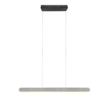 Lámpara de techo colgante Trio Helios LED brushed aluminium táctil CCT 150cm 343