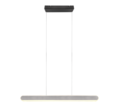 Lámpara de techo colgante Trio Helios LED brushed aluminium táctil CCT 150cm 343