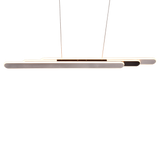 Lámpara de techo colgante Trio Helios LED brushed aluminium táctil CCT 150cm 343