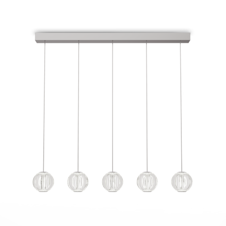 Lámpara colgante Ideal Lux Diamond transparente LED 3 luces 23W Ø84cm 343471