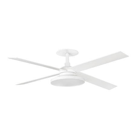 Ventilador de techo con luz Faro Rudder Recessed Tak 4 L LED 4 palas motor DC 4000K Ø132cm fresno — ref. 34355R2C (1)