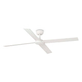 Ventilador de techo sin luz Faro Rudder motor DC fresno Ø132cm 4 palas 34355