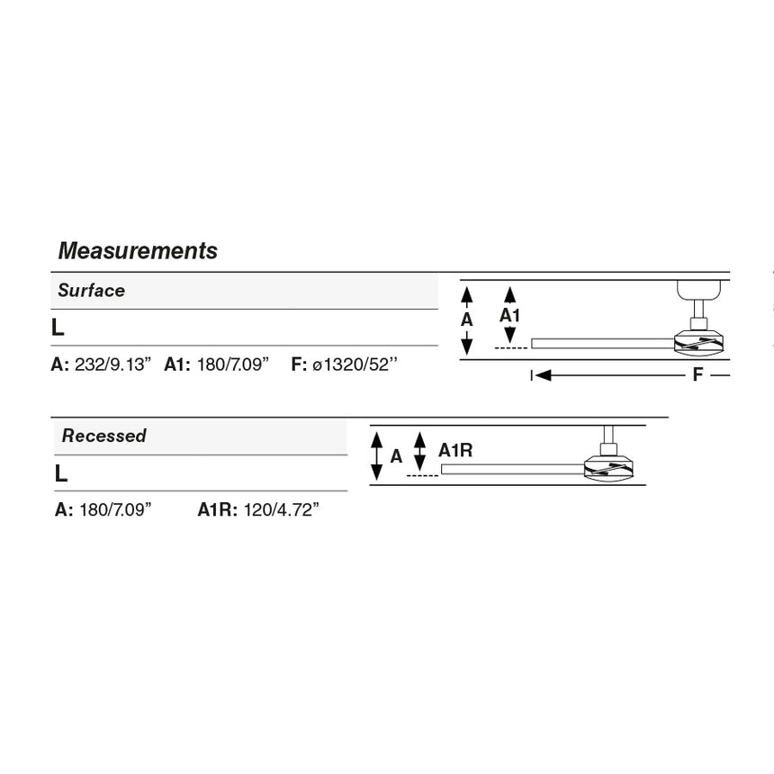 Ventilador de techo sin luz Faro Rudder motor DC fresno Ø132cm 4 palas 34355