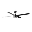 Ventilador de techo con luz Faro Rudder Tek 4 L LED nogal 4 palas motor DC 3000K Ø132cm 343563N — vista 1