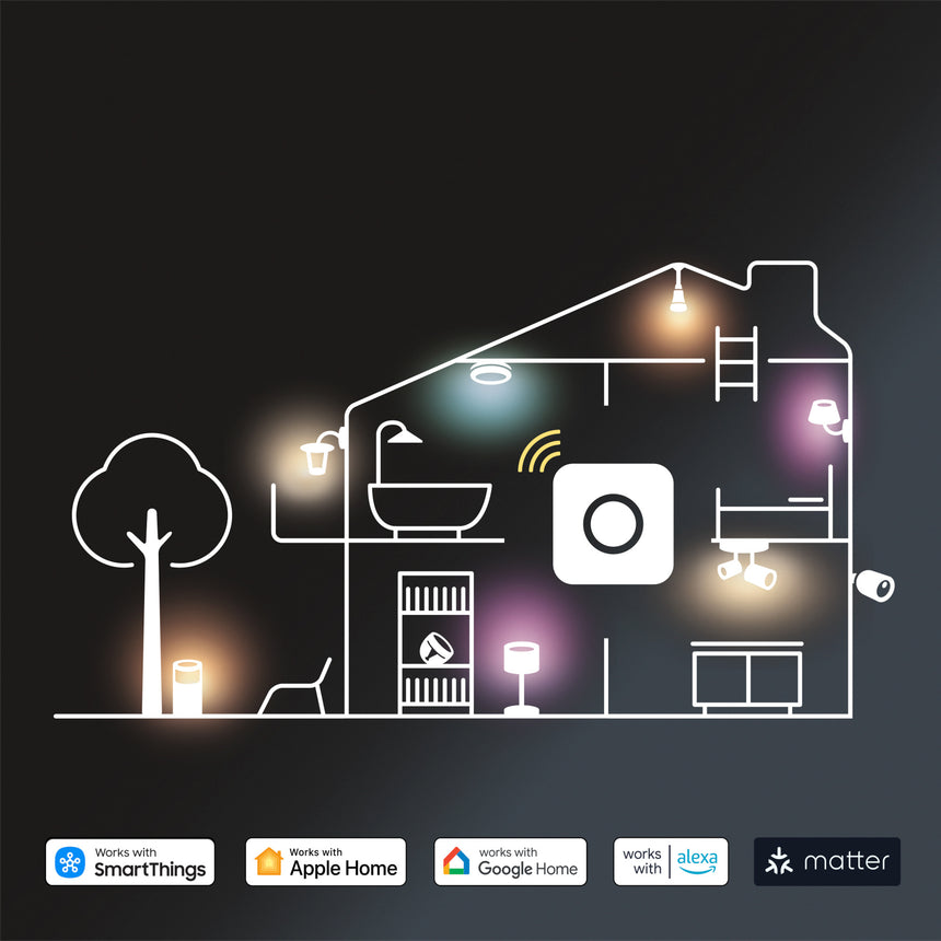 Philips Hue White and Color Ambiance Lámpara de mesa Play Wall washer negro RGBW 20W (2 uds) 8720169385993 - imagen 8
