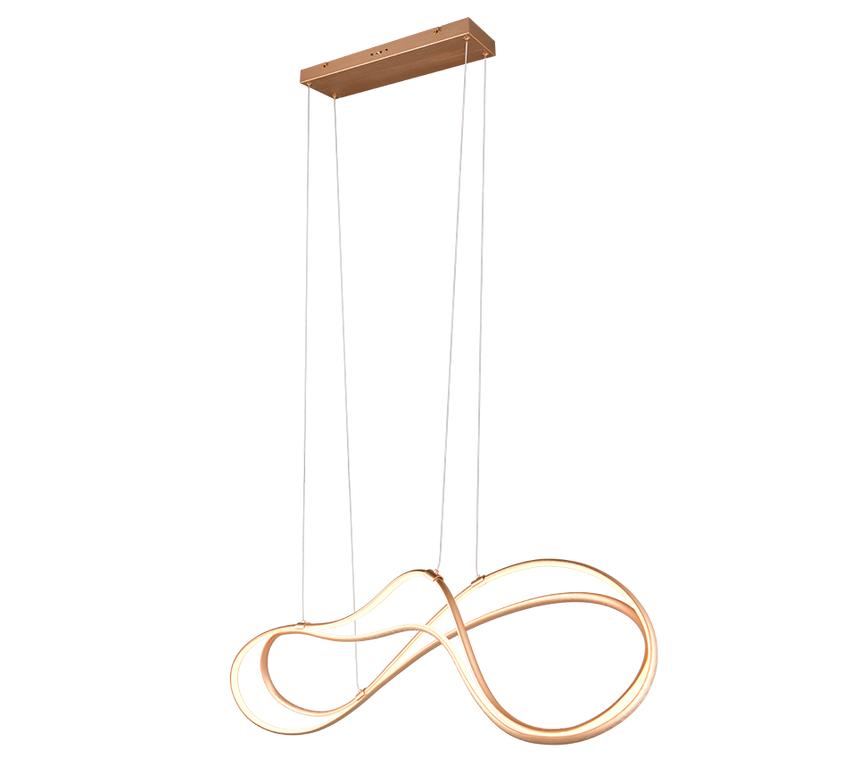 Trio Nala Lámpara colgante metal oro 344310179