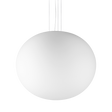 Lámpara colgante Ideal Lux Cotton blanco cristal 42W Ø50cm 344591