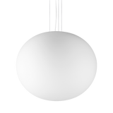 Lámpara colgante Ideal Lux Cotton blanco cristal 42W Ø50cm 344591
