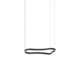 Lámpara colgante Ideal Lux Waves negro LED 37W Ø94,2cm 345215