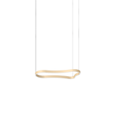 Lámpara colgante Ideal Lux Waves dorado LED 37W Ø94,2cm 345222