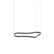 Lámpara colgante Ideal Lux Waves negro LED 45W Ø125,4cm 345246