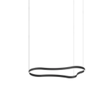 Lámpara colgante Ideal Lux Waves negro LED 45W Ø125,4cm 345246