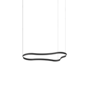 Lámpara colgante Ideal Lux Waves negro LED 45W Ø125,4cm 345246