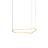 Lámpara colgante Ideal Lux Waves dorado LED 45W Ø125,4cm 345253