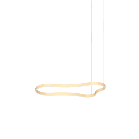 Lámpara colgante Ideal Lux Waves LED 45W 125,4cm dorado — ref. 345253 (1)