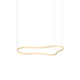 Lámpara colgante Ideal Lux Waves dorado LED 54W Ø155,6cm 345284