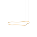 Lámpara colgante Ideal Lux Waves LED 54W 155,6cm dorado — ref. 345284 (1)