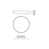 ACB Isia Plafón oro técnico LED Slide switch Casambi P3453170OTCA
