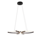 Lámpara de techo colgante Trio Fly LED negro mate 3000K regulable 150cm 345619132 - vista 3