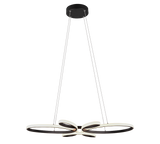 Lámpara de techo colgante Trio Fly LED negro mate 3000K regulable 150cm 345619132 - vista 4