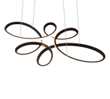 Lámpara de techo colgante Trio Fly LED negro mate 3000K regulable 150cm 345619132 - vista 5