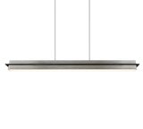 Lámpara de techo colgante Trio Emerson LED níquel mate táctil CCT 150cm 34671010