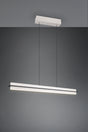 Lámpara de techo colgante Trio Emerson LED gris cálido táctil CCT 150cm 34671017