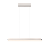 Lámpara de techo colgante Trio Emerson LED gris cálido táctil CCT 150cm 34671017