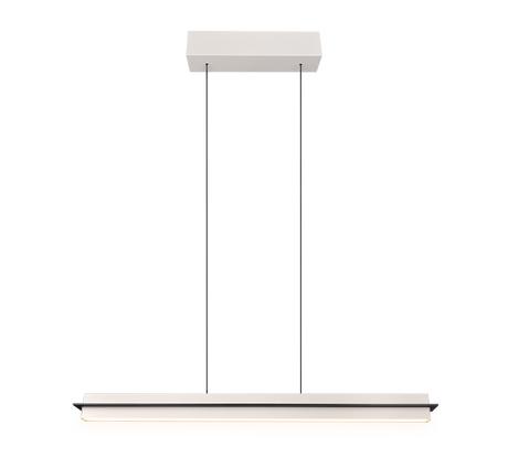 Lámpara de techo colgante Trio Emerson LED gris cálido táctil CCT 150cm 34671017