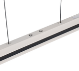 Lámpara de techo colgante Trio Emerson LED gris cálido táctil CCT 150cm 34671017