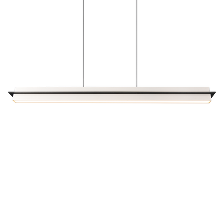 Lámpara de techo colgante Trio Emerson LED gris cálido táctil CCT 150cm 34671017