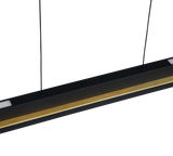 Lámpara de techo colgante Trio Emerson LED negro mate táctil CCT 150cm 346710180