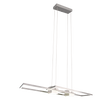 Lámpara de techo colgante Trio Albany LED níquel mate CCT 150cm 347710407