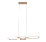 Lámpara de techo colgante Trio Albany LED marrón café CCT 150cm 347710465