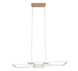 Lámpara de techo colgante Trio Albany LED marrón café CCT 150cm 347710465