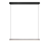 Lámpara de techo colgante Trio Wallace LED níquel mate 20cm 347910107