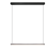 Lámpara de techo colgante Trio Wallace LED níquel mate 20cm 347910107