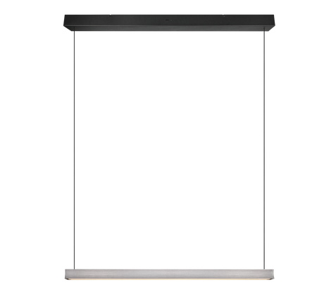 Lámpara de techo colgante Trio Wallace LED níquel mate 20cm 347910107